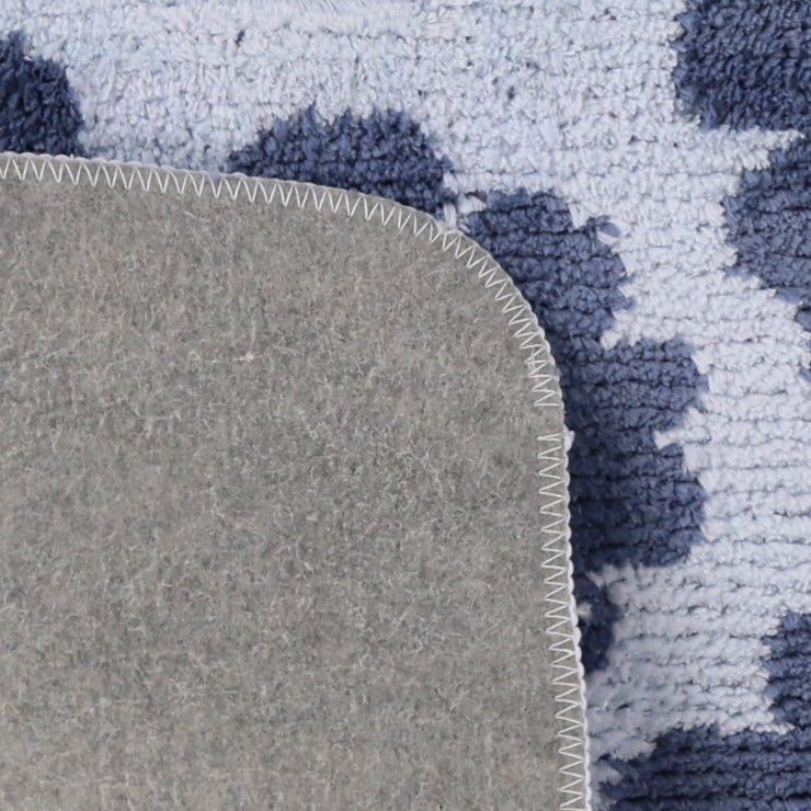 トイレ足元マット(4つのこだわり)ブルー/ピンク