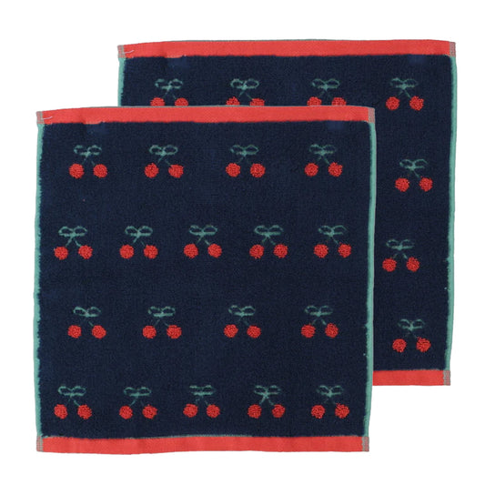 2枚組ハンドタオル サクランボ(CLOSSHI 4つのこだわり)