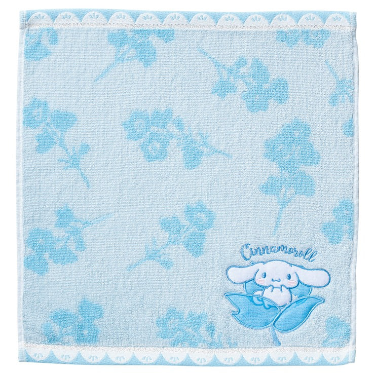 刺しゅう使いハンドタオル(1枚・シナモロール)