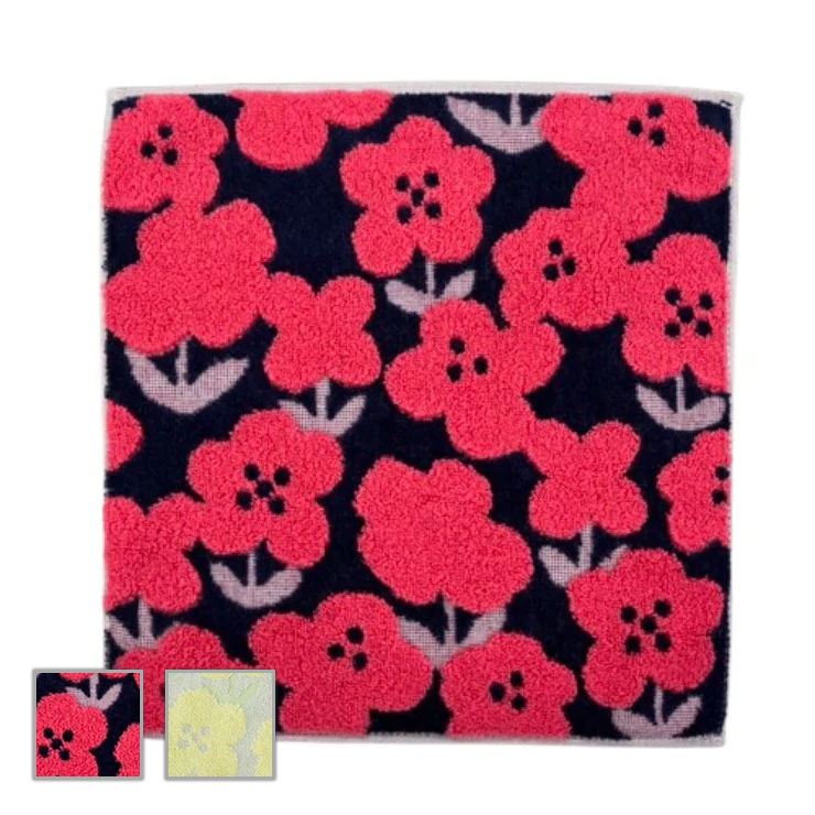 タオルハンカチ（今治）花柄 2色展開 | しまサポ直トク便 | しまむら