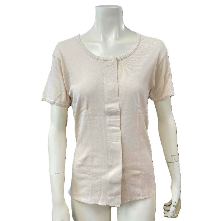 レディース 前開き3分袖インナー(ワンタッチテープ)3Lサイズ