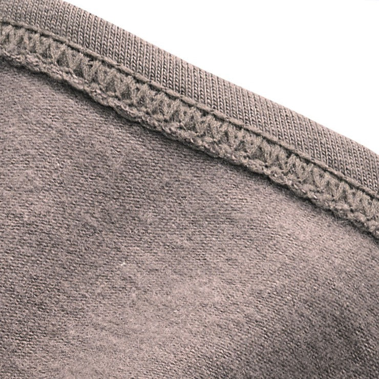 レディース クルーネック長袖インナー(S~LL・FIBER HEAT COTTON)