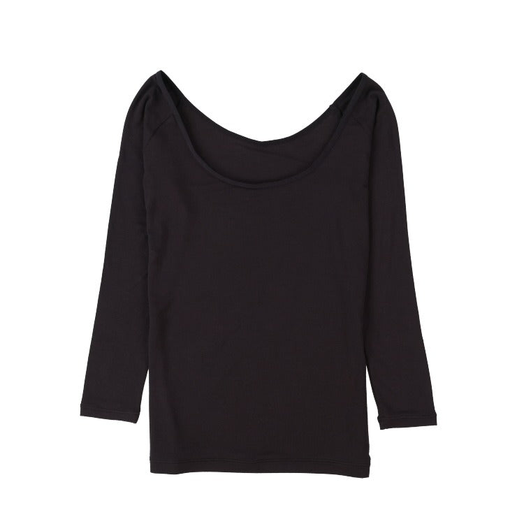 レディース FIBER HEAT MOIST オフショルダー8分袖(S~LL・CLOSSHI)