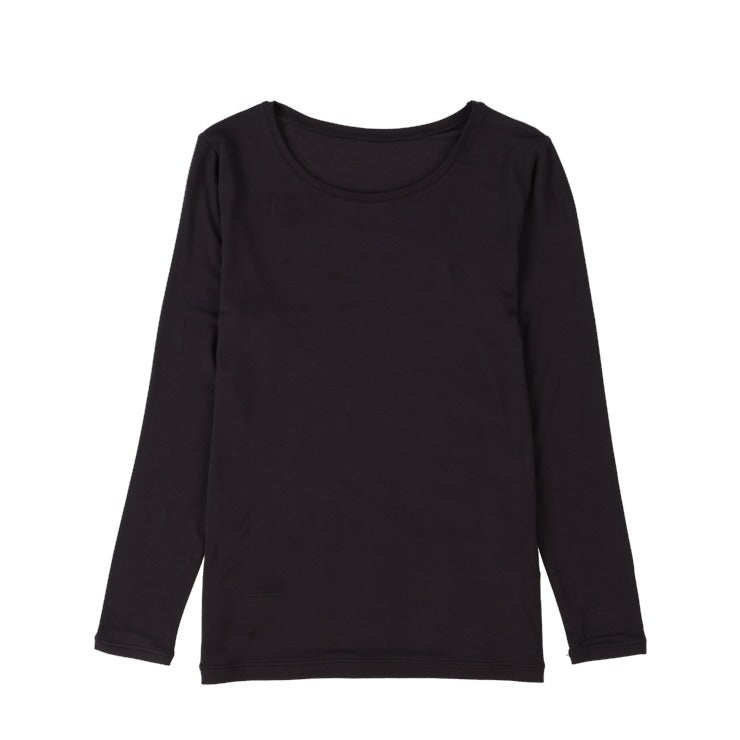 レディース FIBER HEAT MOIST クルーネック長袖(3L~5L・CLOSSHI)