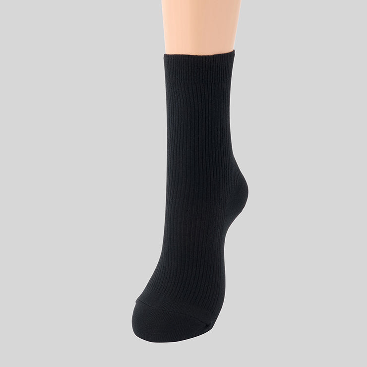 レディース 3足組リブソックス 20cm丈(School Life)