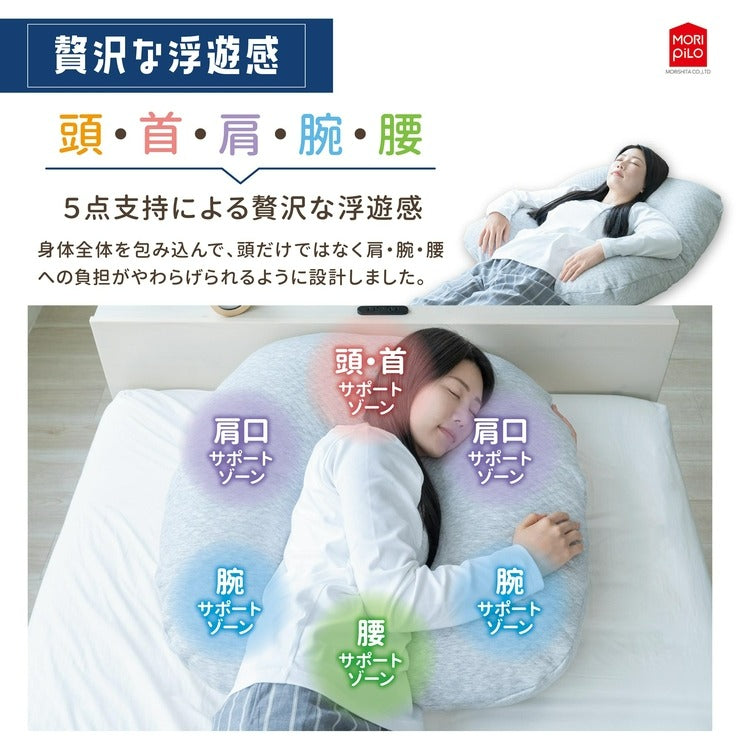 スマホが見やすい包まれまくら(75×80cm)