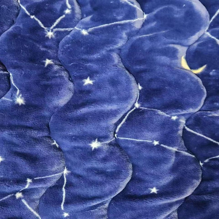 敷きパッド(シングルサイズ・FIBER HEAT)星座柄