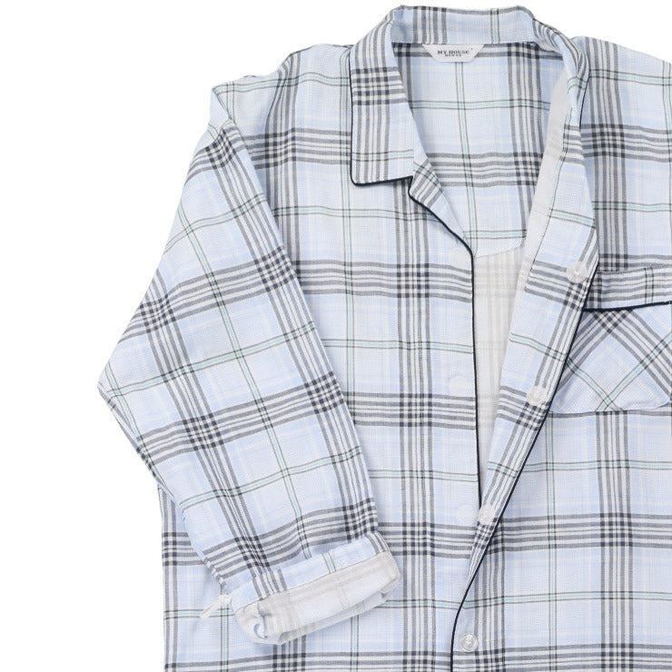 メンズ パジャマ(ワンタッチテープ仕様・名前タグ付き)