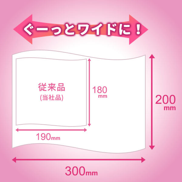 ハビナース トイレに流せるおしりふき 大判厚手(40枚入り)
