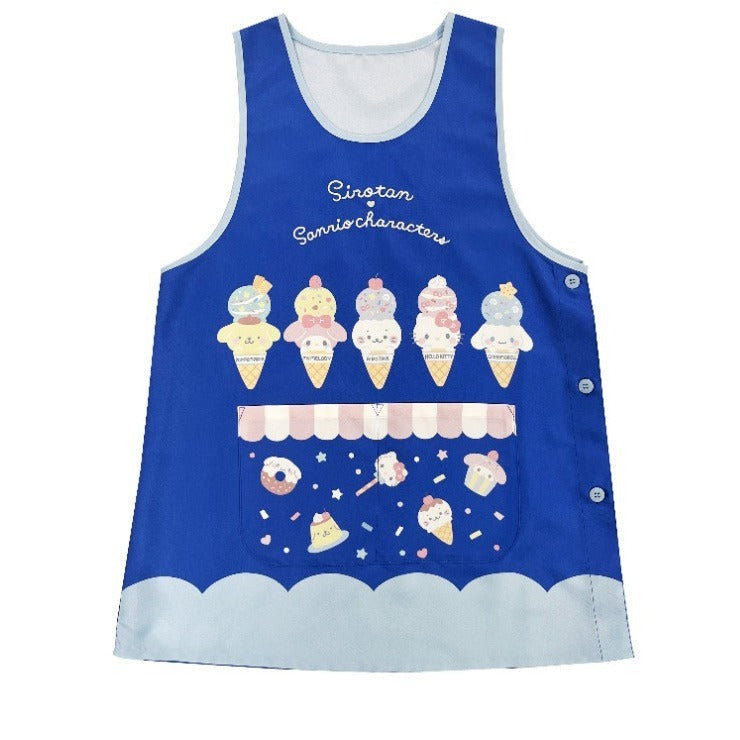 エプロン（しろたん×サンリオキャラクターズ）