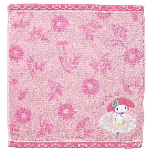 刺しゅう使いハンドタオル（1枚・マイメロディ）