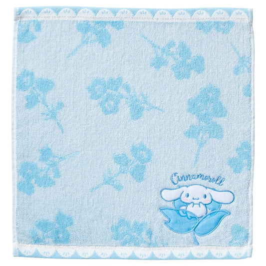 刺しゅう使いハンドタオル（1枚・シナモロール）