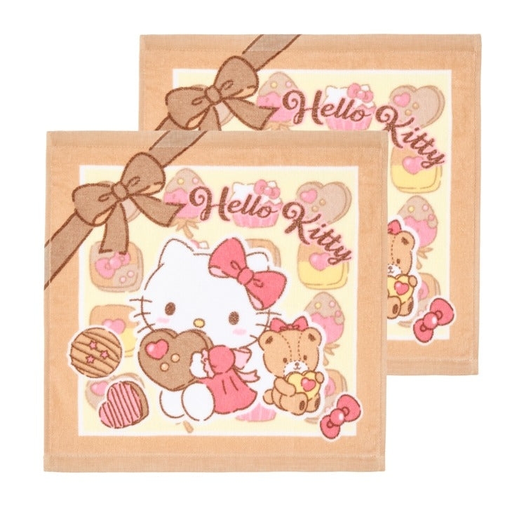 ハンドタオル（2枚組・ハローキティ）