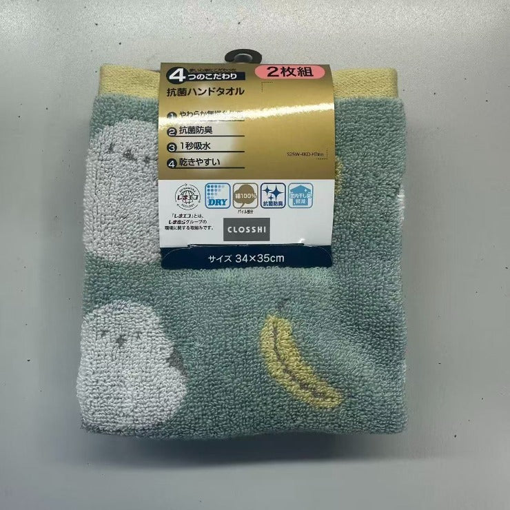 2枚組ハンドタオル（4つのこだわり・シマエナガ）