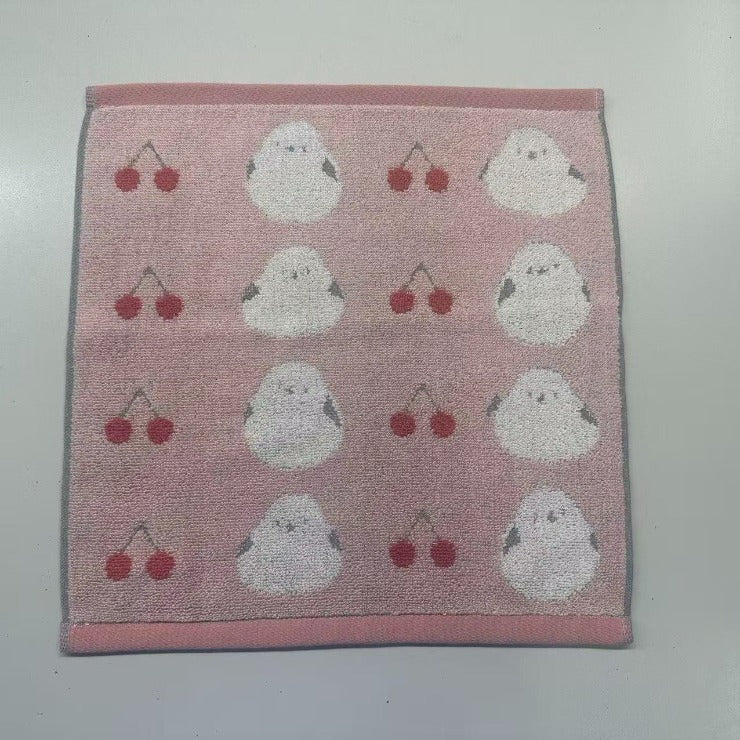 2枚組ハンドタオル（4つのこだわり・シマエナガ）