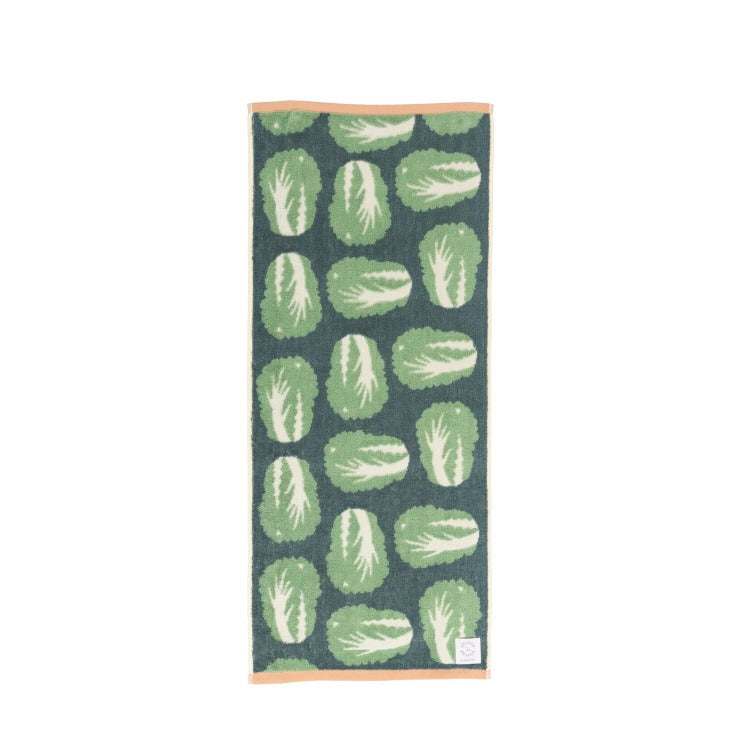 2枚組フェイスタオル（SEASON REASON) 白菜柄