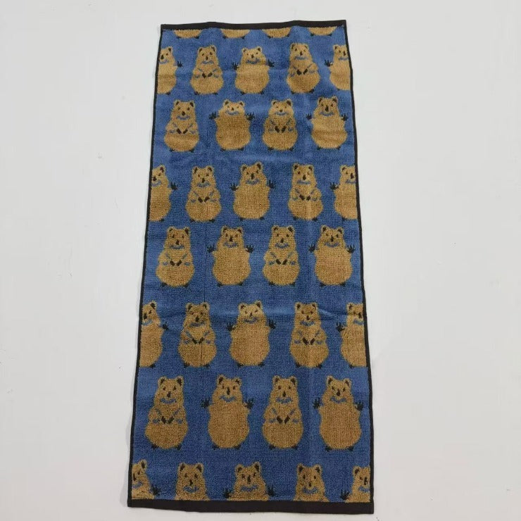 2枚組フェイスタオル（4つのこだわり・クオッカ）