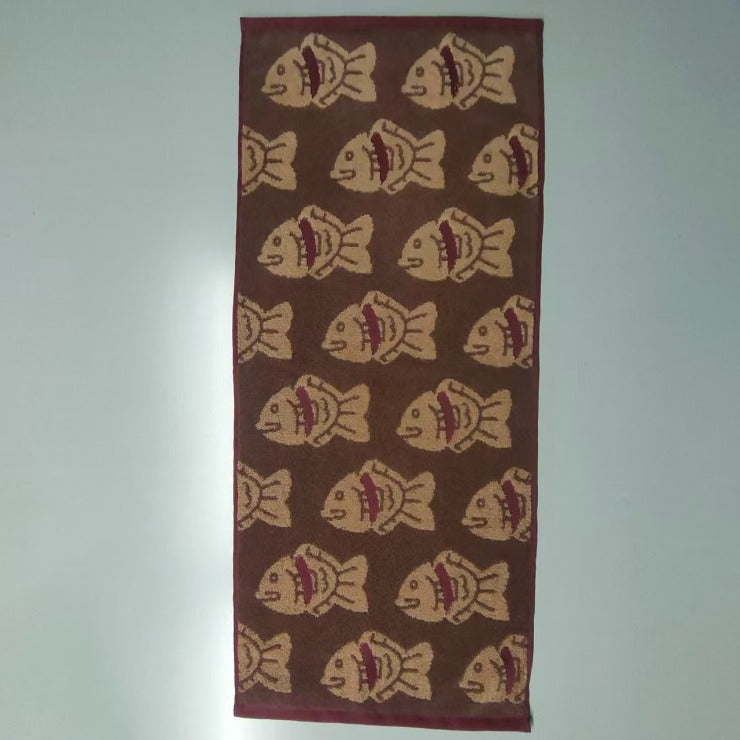 2枚組フェイスタオル（4つのこだわり・たいやき）