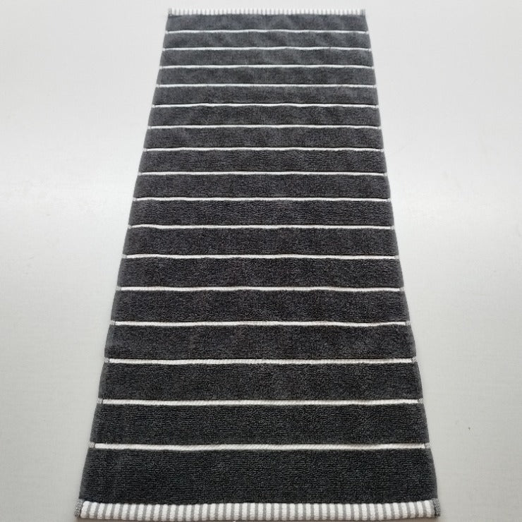 2枚組フェイスタオル（4つのこだわり・ボーダー）