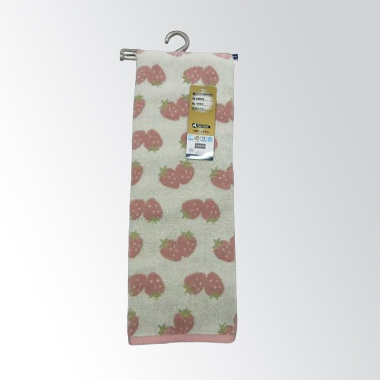 バスタオル（4つのこだわり・いちご）