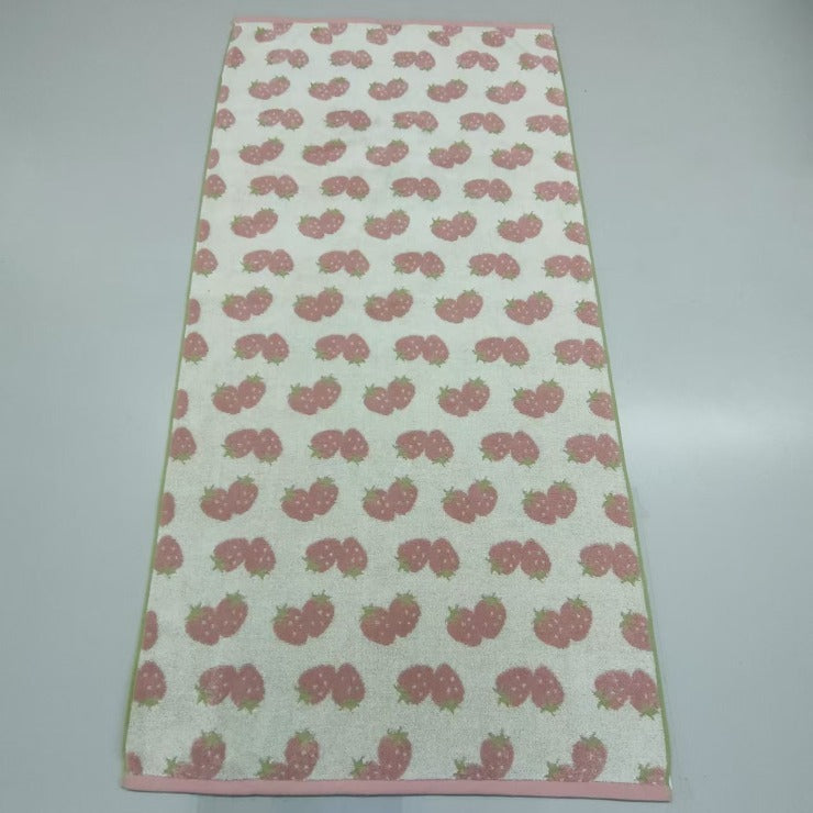 バスタオル（4つのこだわり・いちご）