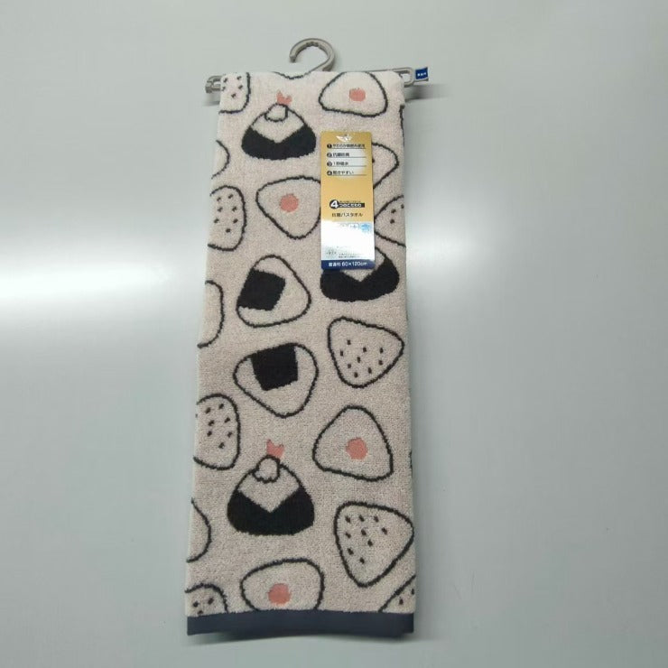 バスタオル（4つのこだわり・おにぎり）