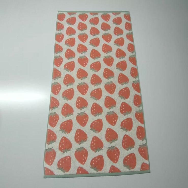 バスタオル（4つのこだわり・いちご）