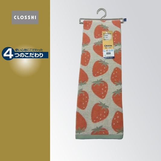 バスタオル（4つのこだわり・いちご）