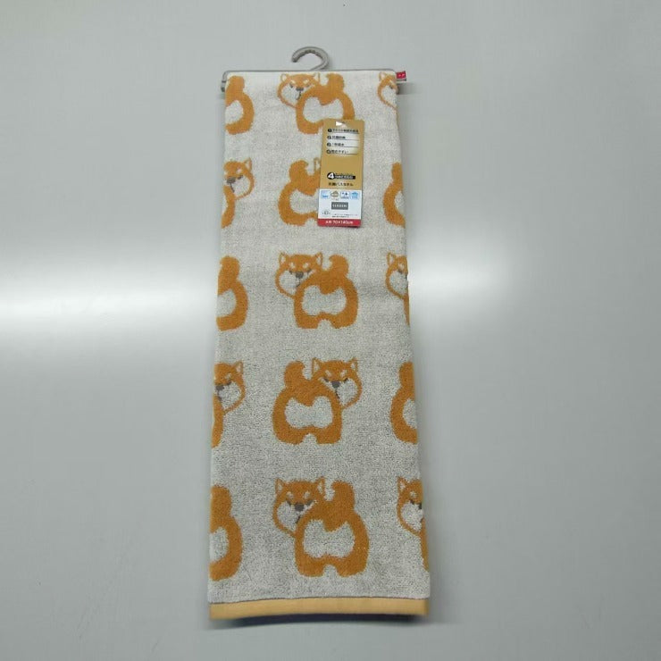 バスタオル 大判（4つのこだわり・柴犬）