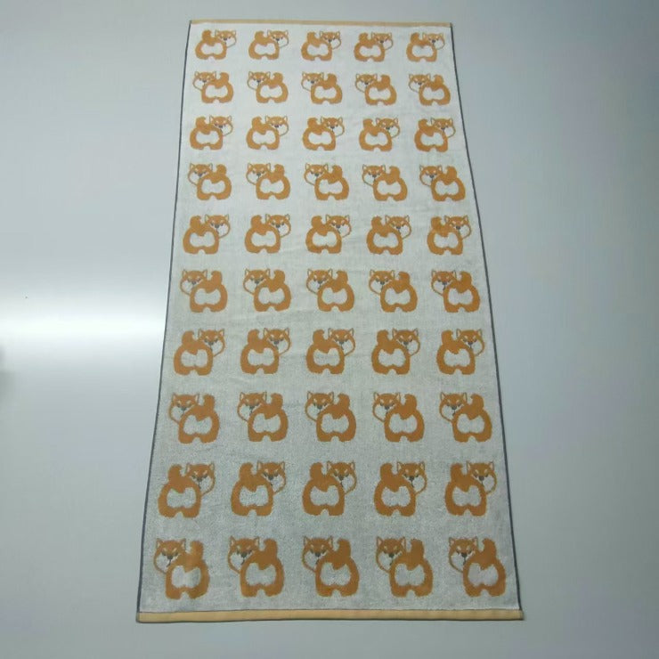 バスタオル 大判（4つのこだわり・柴犬）