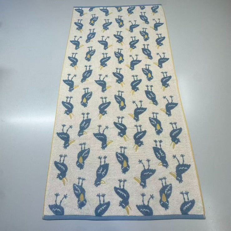 バスタオル 大判（4つのこだわり・ハシビロコウ）