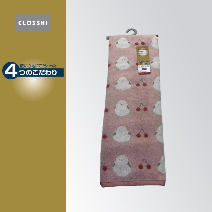 バスタオル 大判（4つのこだわり・シマエナガ）