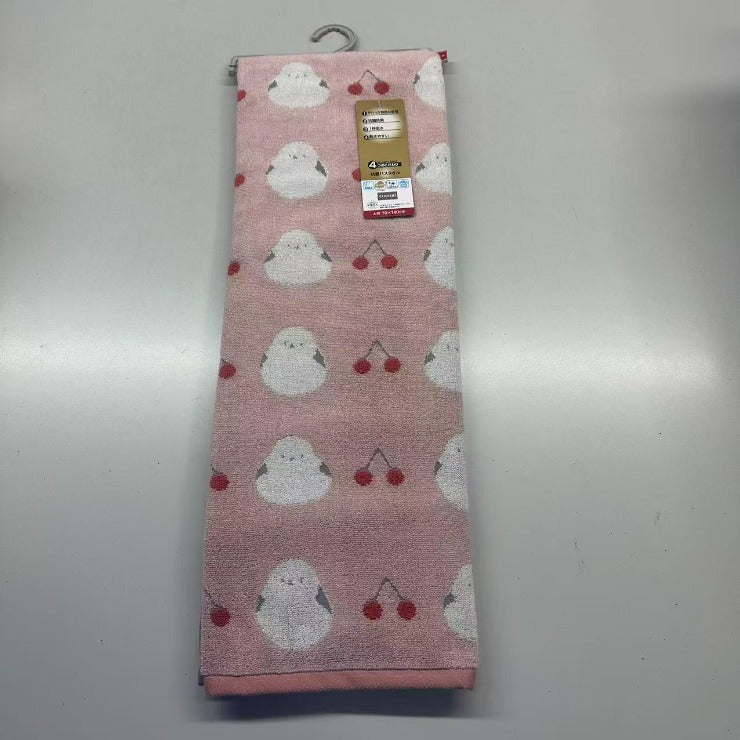 バスタオル 大判（4つのこだわり・シマエナガ） | しまサポ直トク便