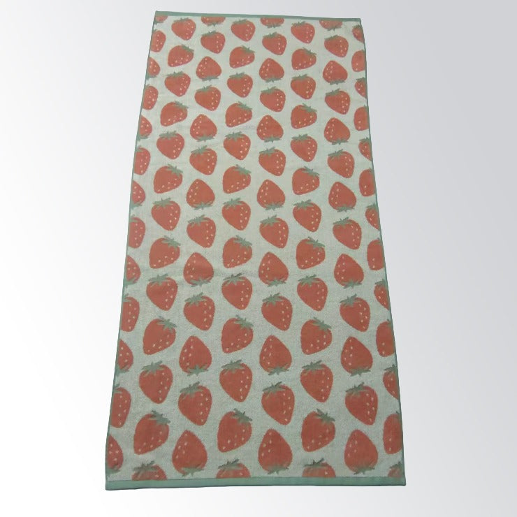 バスタオル 大判（4つのこだわり・いちご）
