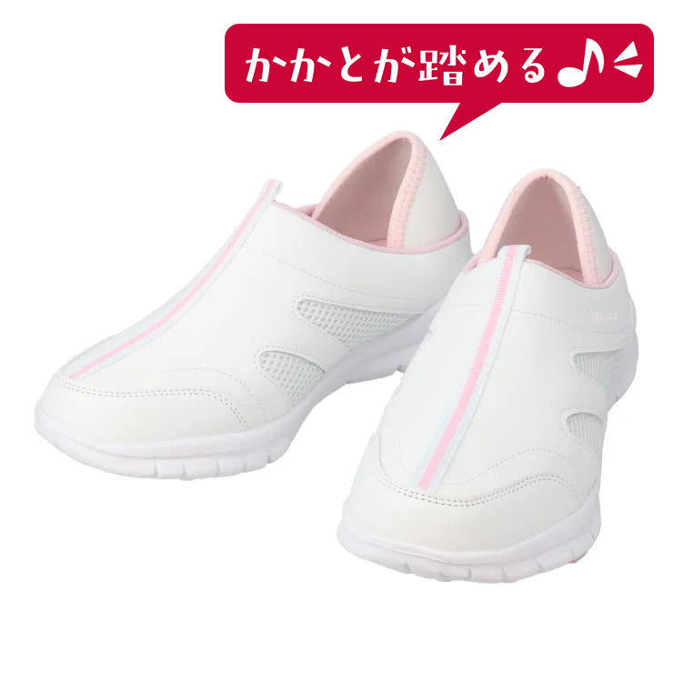 軽量2WAYシューズ（22.5～25.0cm）ピンク／ネイビー
