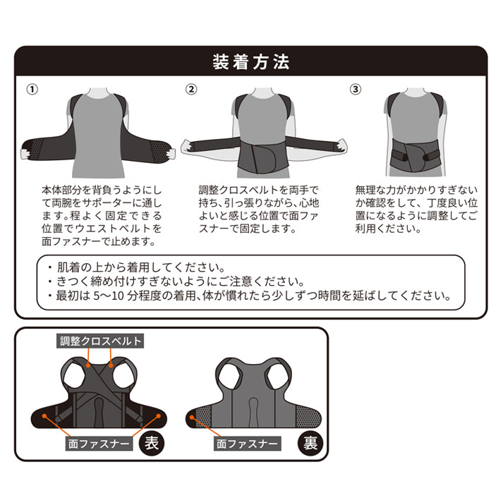 活き活きラボ　背中サポーター（カラダファクトリー）