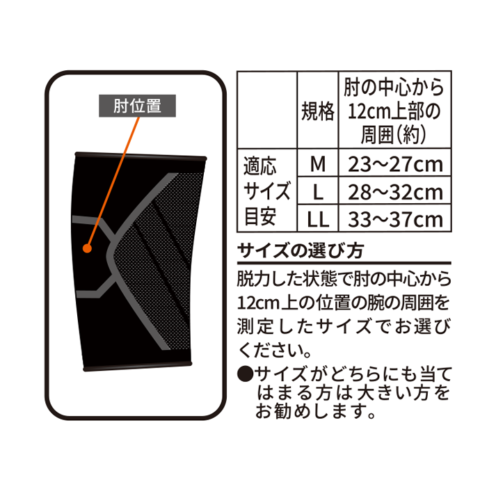 活き活きラボ　肘サポーター（カラダファクトリー）