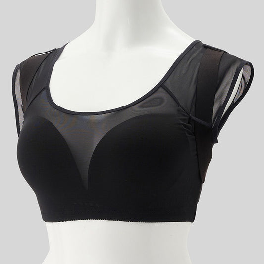 レディース　巻肩ハーフトップブラジャー（活き活きラボ×カラダファクトリー）S～5L