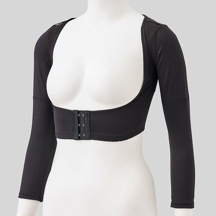 レディース　巻肩＆二の腕シェイプ姿勢サポーター（活き活きラボ×カラダファクトリー）S～5L