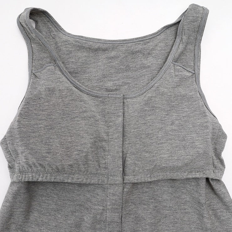 レディース　前開きタンクトップ（GUNZE SELFEAR）