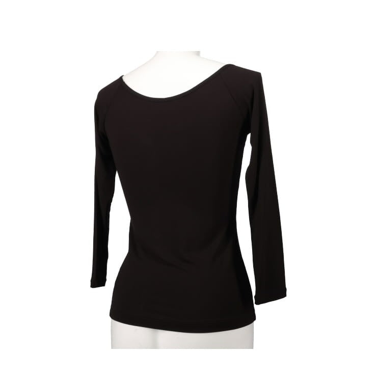 レディース FIBER HEAT MOIST オフショルダー8分袖（S～LL・CLOSSHI）