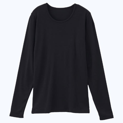 レディース　クルーネック長袖（FIBER HEAT PREMIUM あったかモイスト）