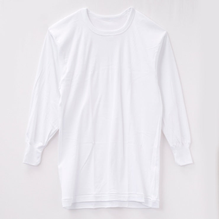 メンズ　2枚組長袖丸首インナー（GreenMark）