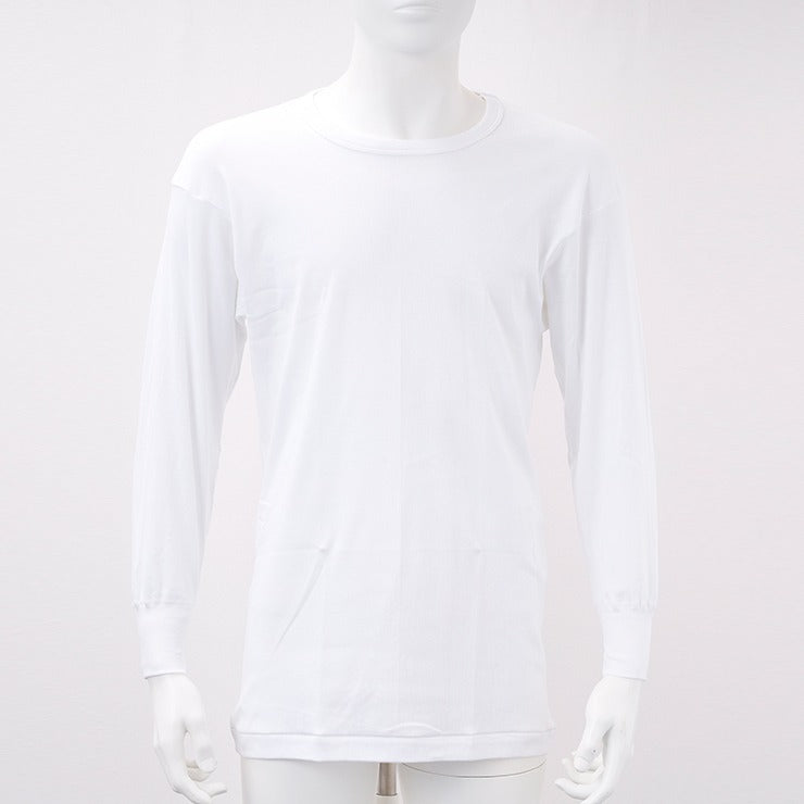 メンズ　2枚組長袖丸首インナー（GreenMark）