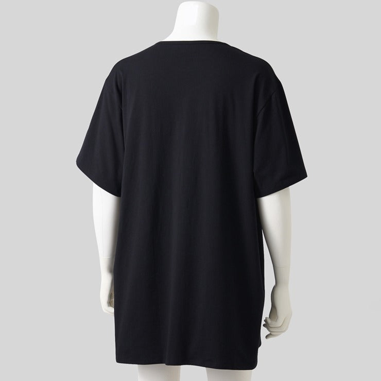 メンズ　半袖丸首インナー（3L～6L・FIBERHEATコットン）