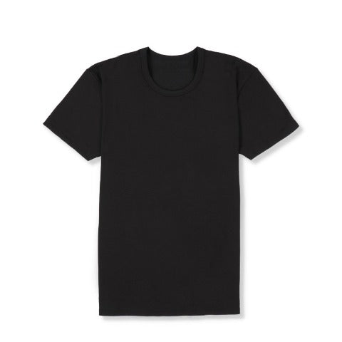 メンズ　半袖丸首インナー（FIBERHEAT PREMIUM あったかモイスト）