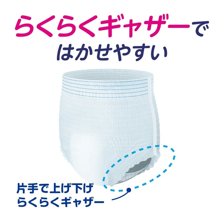 アテント うす型さらさらパンツ通気性プラス M 男女共用 22枚 | しま