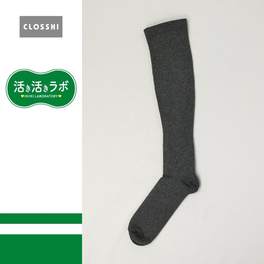 レディース　38cm丈　着圧甲テーピングハイソックス（活き活きラボ）