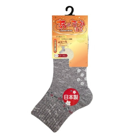 レディース　日本製クルーソックス