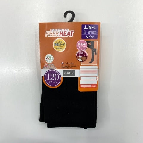 レディース　タイツ（大きいサイズ・120デニール・FIBER HEAT）
